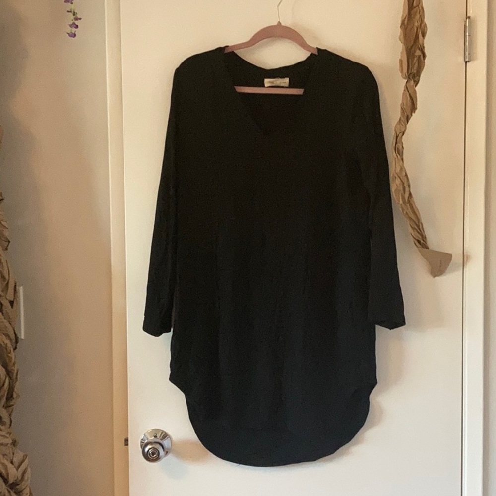 Black mini long sleeve dress Cloth and Stone